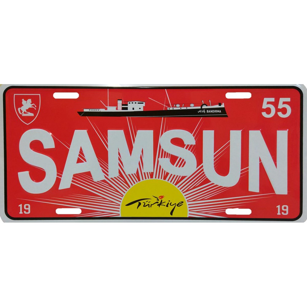 plk37 Samsun Bandırma Gemisi 19 Mayıs Atatürk Dekoratif Plaka plk37 Samsun Bandırma Gemisi 19 Mayıs Atatürk Dekoratif Plaka