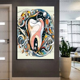 Ağız ve Diş Polikliniği, Dişçi Tabloları Dekoratif Diş, Dekoratif Dişçi, Dişçi Dekorasyonu dsc212