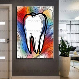 Ağız ve Diş Polikliniği, Dişçi Tabloları Dekoratif Diş, Dekoratif Dişçi, Dişçi Dekorasyonu dsc213