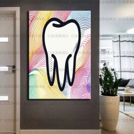 Ağız ve Diş Polikliniği, Dişçi Tabloları Dekoratif Diş, Dekoratif Dişçi, Dişçi Dekorasyonu dsc218