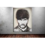Atatürk Tablosu Trablusgarp Cephesi Dijital Karakalem dkm129