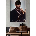 Yüzbaşı Mustafa Kemal Bey Renklendirme Kanvas Tablo dkmr211