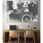 Atatürk Motosiklet Sepeti Siyah Beyaz dkmr221
