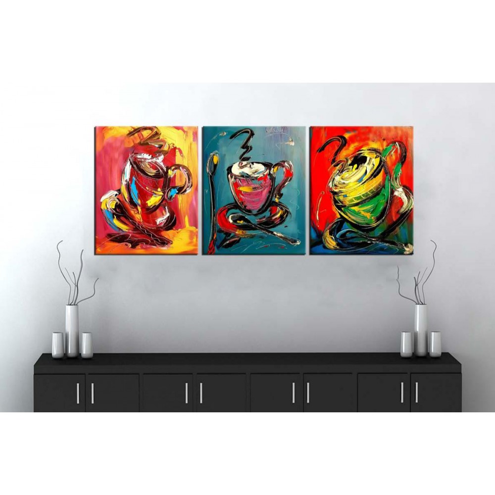 sn34 Retro Konsept Renkli Dekoratif Üç Parçalı Kanvas Tablo 50x105cm sn34 Retro Konsept Renkli Dekoratif Üç Parçalı Kanvas Tablo 50x105cm
