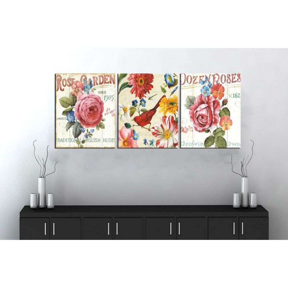 sn41 Retro Konsept Pastel Dekoratif Üç Parçalı Kanvas Tablo 50x105cm sn41 Retro Konsept Pastel Dekoratif Üç Parçalı Kanvas Tablo 50x105cm