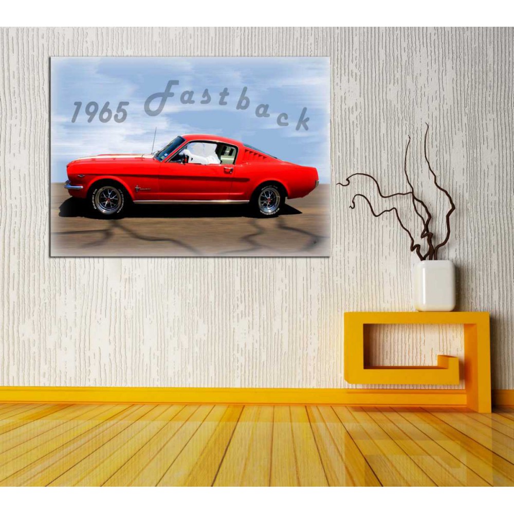 a-dkr71 1965 Ford Mustang Yağlı Boya Görünümlü Kanvas Tablo a-dkr71 1965 Ford Mustang Yağlı Boya Görünümlü Kanvas Tablo