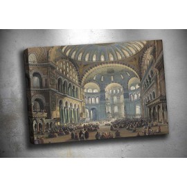 OS2 Zonaro Ayasofya Camii Kanvas Tablo Tek Parça