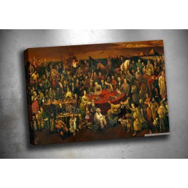 op167 Tüm Zamanların Ünlüleri Yağlı Boya Reprodüksiyon Kanvas Tablo