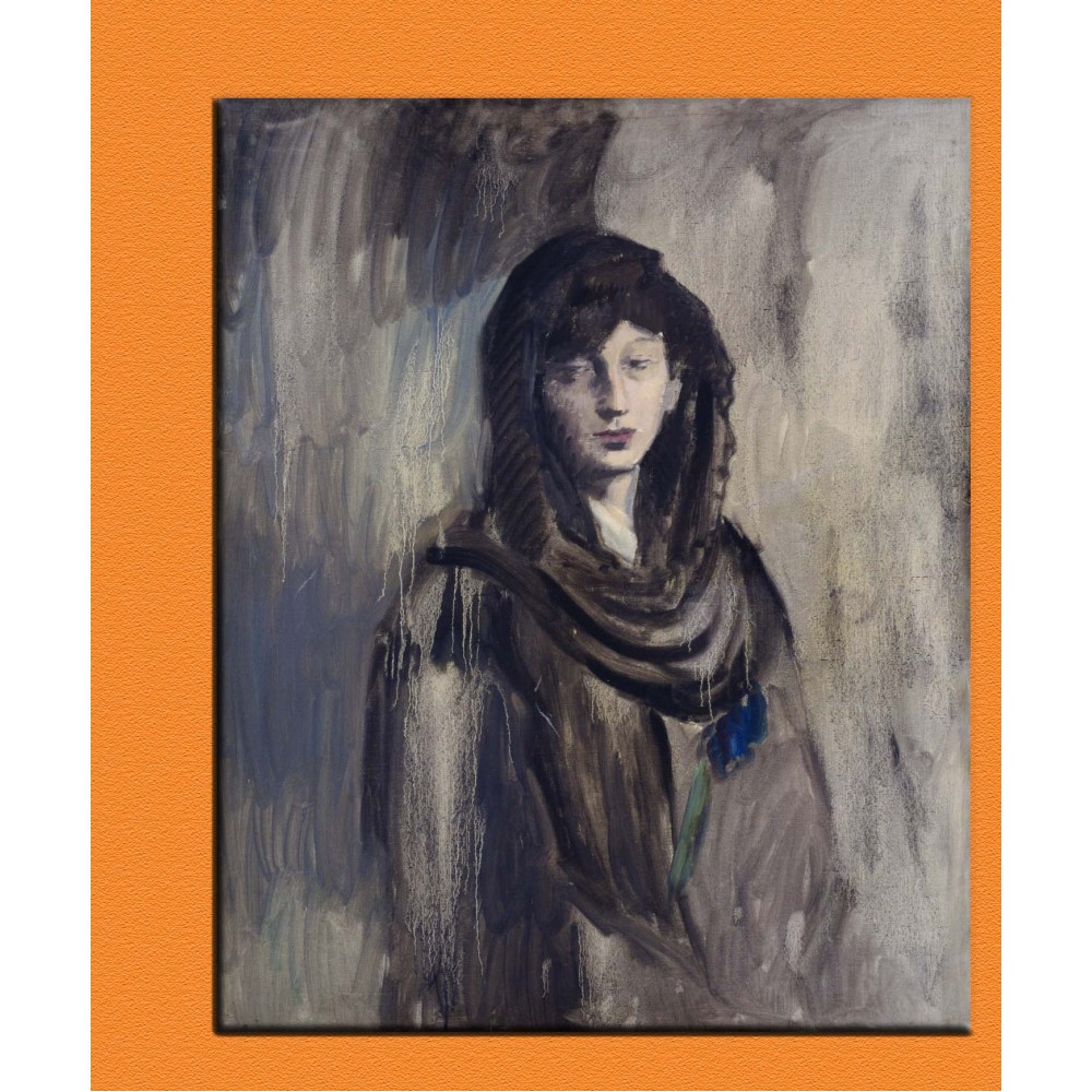 Picasso Fernande con una mantiglia nera
