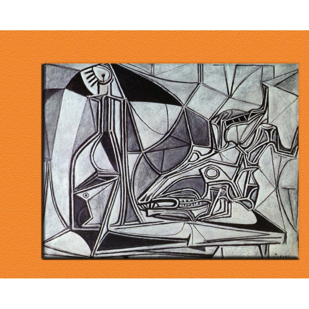 Picasso Goat's Skull, Bottle, and Candle