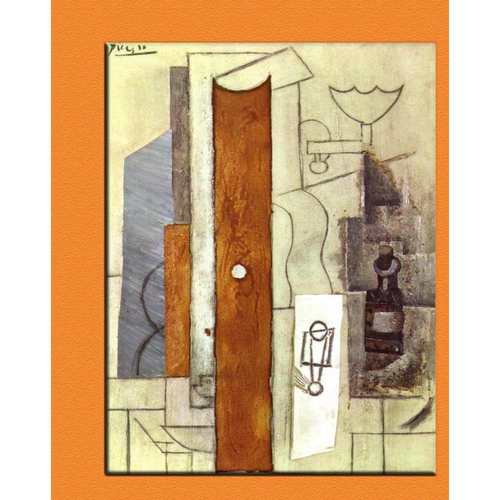 Picasso Guitar, GasJet and Bottle