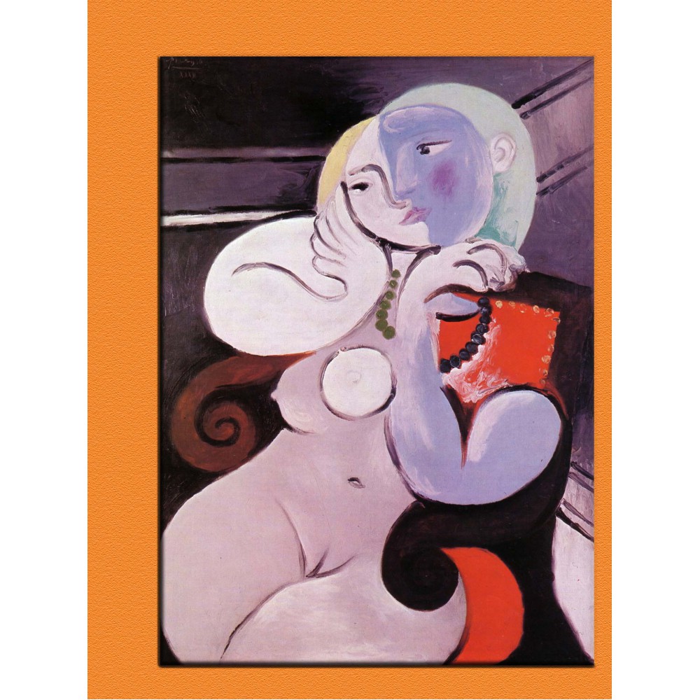 Picasso Nude Woman in a Red Armchair