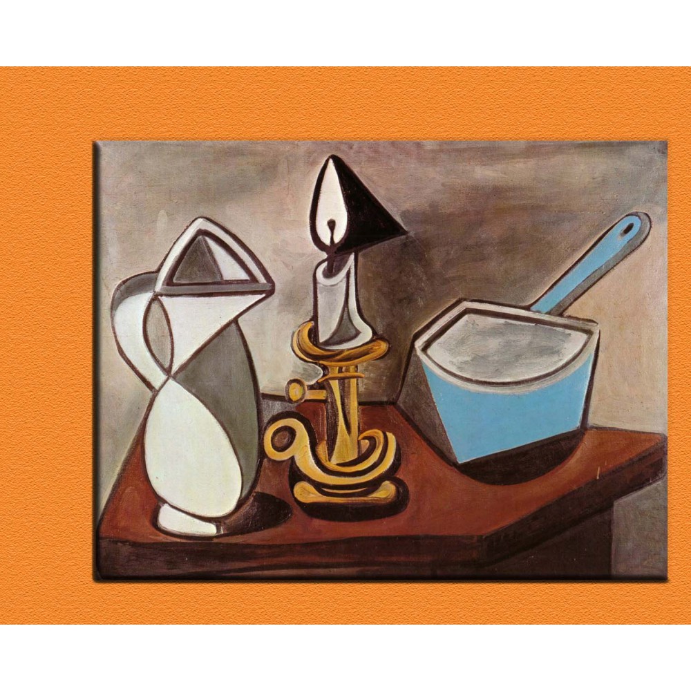 Picasso Pitcher, Candle and Casserole