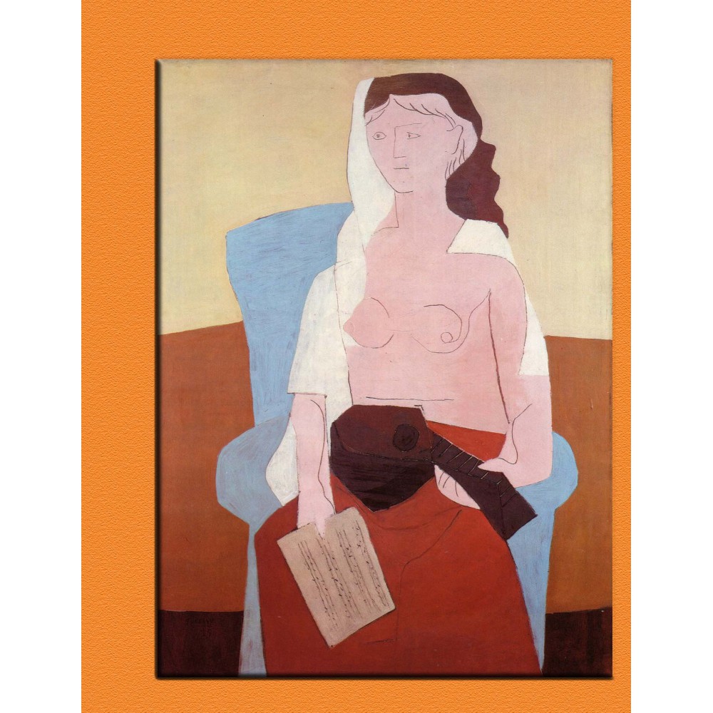 Picasso Woman with a Mandolin