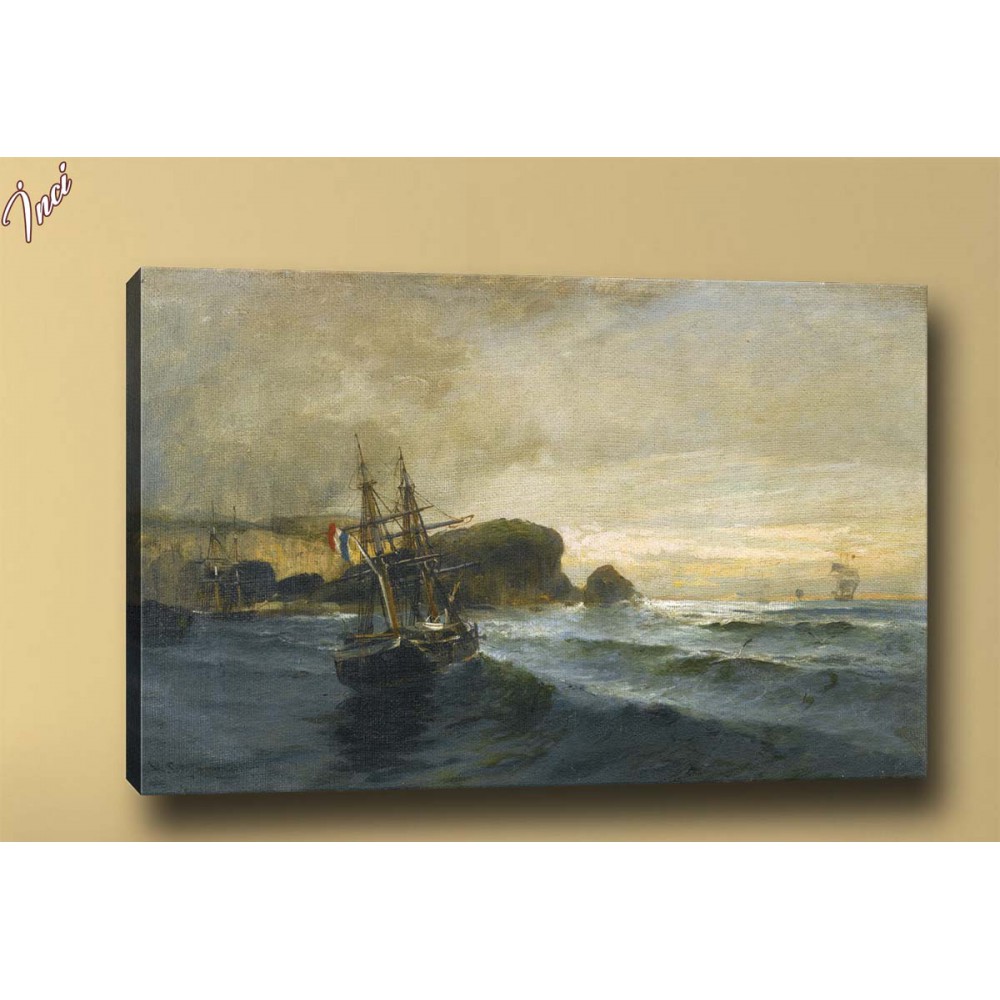 yb113 Gemiler Yağlı Boya Reprodüksiyon Kanvas Tablo