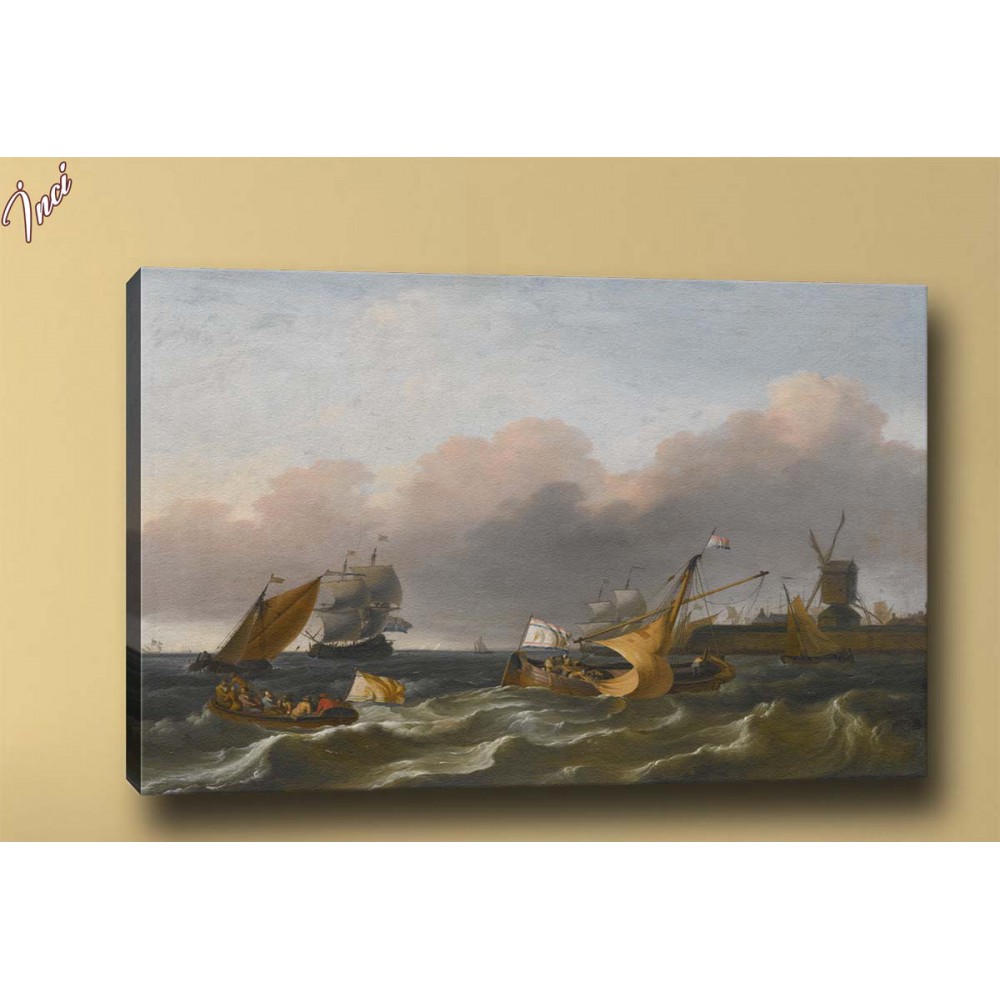 yb135 Gemiler Yağlı Boya Reprodüksiyon Kanvas Tablo