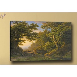 yb178 Orman Yağlı Boya Reprodüksiyon Kanvas Tablo