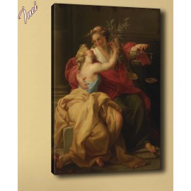 yb228 Sevgililer Yağlı Boya Reprodüksiyon Kanvas Tablo