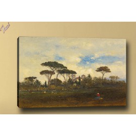 yb253 Orman Yağlı Boya Reprodüksiyon Kanvas Tablo