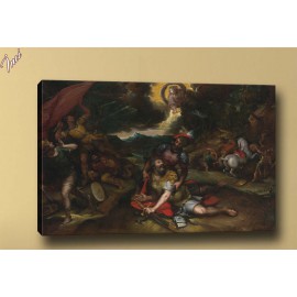 yb270 Savaş Meydanı Yağlı Boya Reprodüksiyon Kanvas Tablo