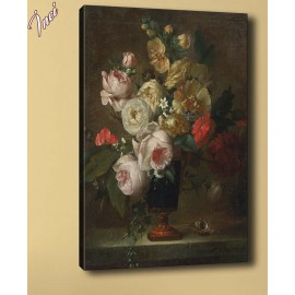 yb276 Çiçekler Yağlı Boya Reprodüksiyon Kanvas Tablo