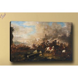 yb313 Savaş Meydanı Yağlı Boya Reprodüksiyon Kanvas Tablo
