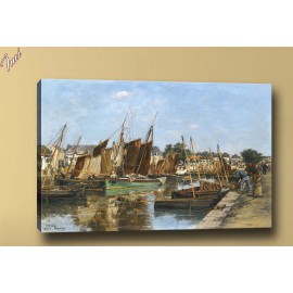 yb330 Rıhtım Yağlı Boya Reprodüksiyon Kanvas Tablo
