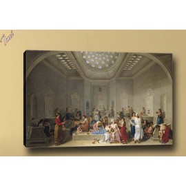 yb352 Hamam Kadınlar Yağlı Boya Reprodüksiyon Kanvas Tablo