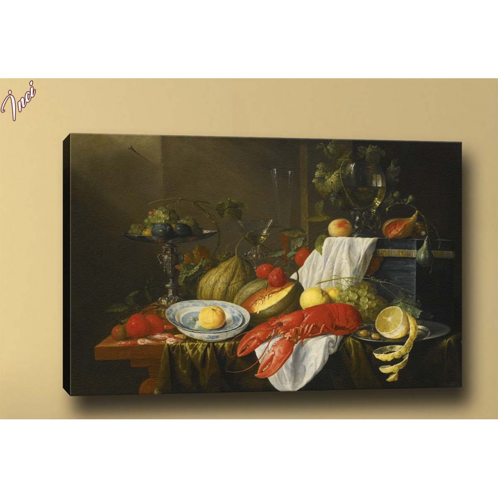 yb39 Yiyecekler Yağlı Boya Reprodüksiyon Kanvas Tablo