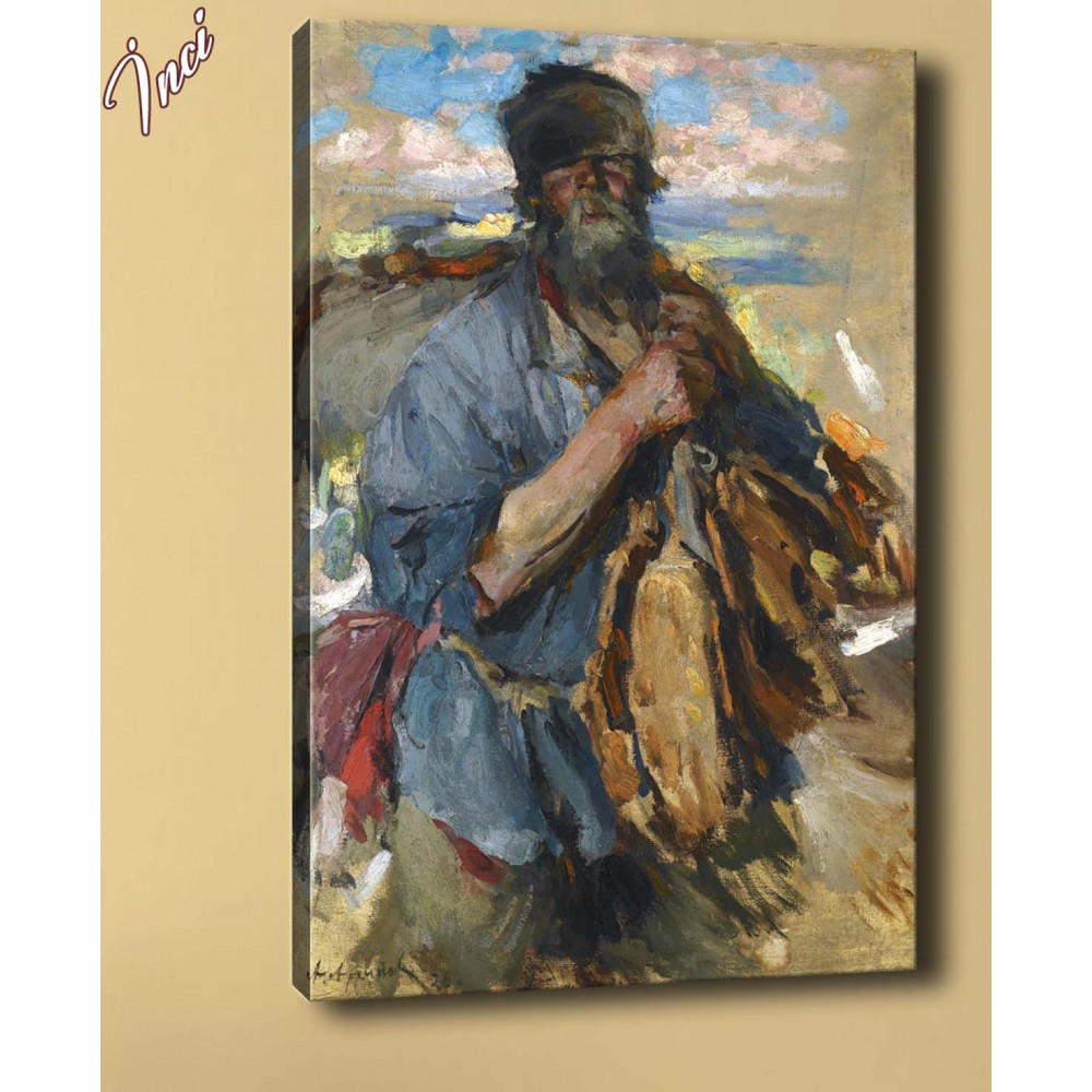 yb46 Avcı Yağlı Boya Reprodüksiyon Kanvas Tablo