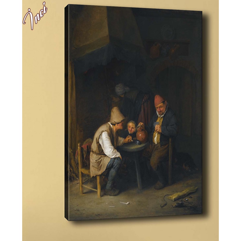 yb64 Aile Yağlı Boya Reprodüksiyon Kanvas Tablo