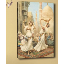 yb84 Dansözler Yağlı Boya Reprodüksiyon Kanvas Tablo