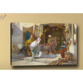 yb86 Osmanlı Halıcı Yağlı Boya Reprodüksiyon Kanvas Tablo