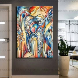 Ağız ve Diş Polikliniği, Dişçi Tabloları Dekoratif Diş, Dekoratif Dişçi, Dişçi Dekorasyonu dsc208