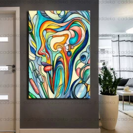 Ağız ve Diş Polikliniği, Dişçi Tabloları Dekoratif Diş, Dekoratif Dişçi, Dişçi Dekorasyonu dsc209